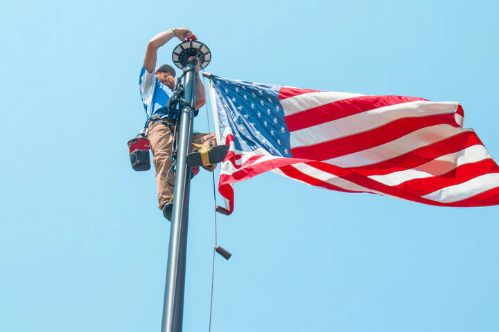 Professional Flagpole Installation Cost in the USA